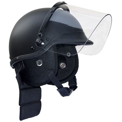 Helma RIOT s obličejovým štítem ČERNÁ Commando CI-1337 2
