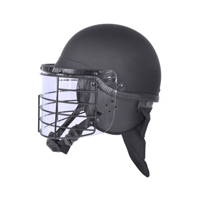Helma RIOT VISOR s obličejovým štítem a mřížkou ČERNÁ Commando CI-5116 5