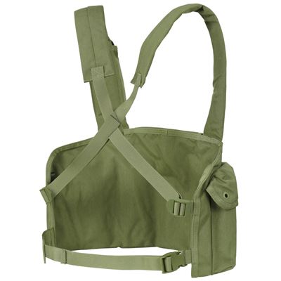 Vesta taktická CHEST RIG 7 kapes ZELENÁ