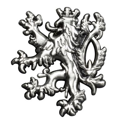Odznak ČESKÝ LEV U pin STARONIKL