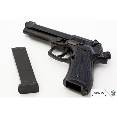 Pistole Beretta 92 Itálie 1975 - dekorační replika