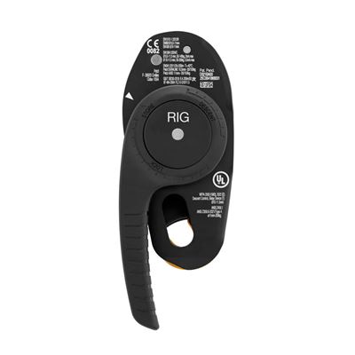 Zařízení slaňovací Rig Repairable ČERNÉ PETZL D021BA01 2