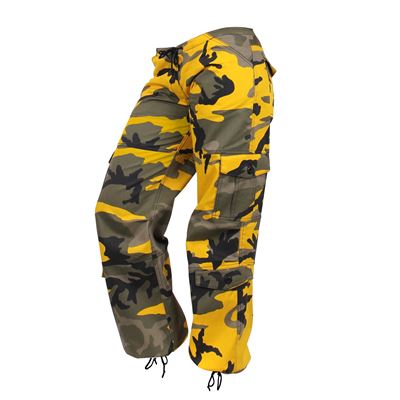 Kalhoty dámské PARATROOPER YELLOW CAMO
