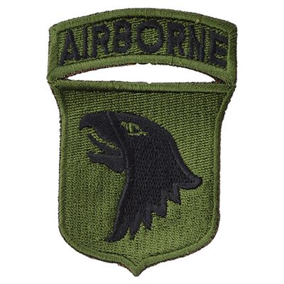 Nášivka 101st AIRBORNE DIVISION - ZELENÁ