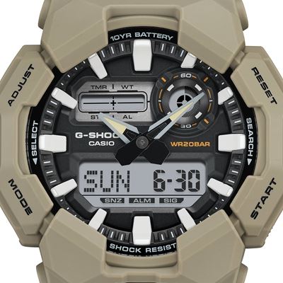 Hodinky pánské sportovní GA-010-5A TAN G-SHOCK GA-010-5A 10