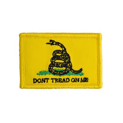 Nášivka DON´T TREAD ON ME velcro ŽLUTÁ