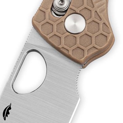 Nůž zavírací CROSSBOLT hladké ostří TAN HONEY BADGER KNIVES HB6002 4