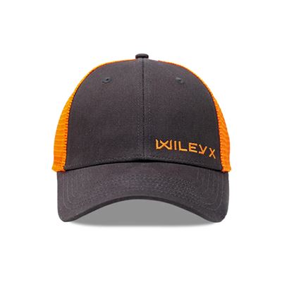 Čepice baseball ORANŽOVÉ horizontální logo WILEY X ŠEDÁ/ORANŽOVÁ WILEY X J914-W 2