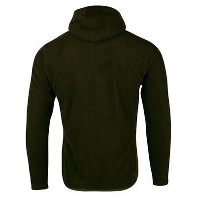 Mikina s kapucí COUNTRY fleece DARK OLIVE