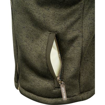 Bunda dětská SCANDINAVIAN SHERPA zateplená ZELENÁ