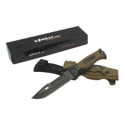 Nůž s pevnou čepelí ADVENTURE BUSHCRAFT s křesadlem