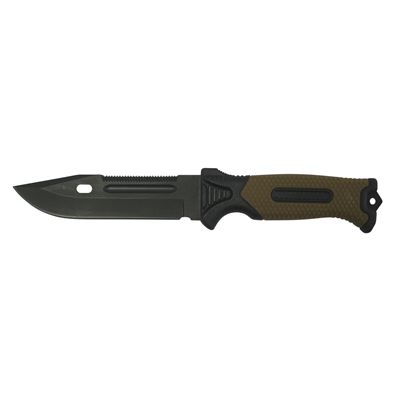 Nůž s pevnou čepelí ADVENTURE BUSHCRAFT s křesadlem