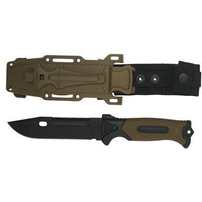 Nůž s pevnou čepelí ADVENTURE BUSHCRAFT s křesadlem