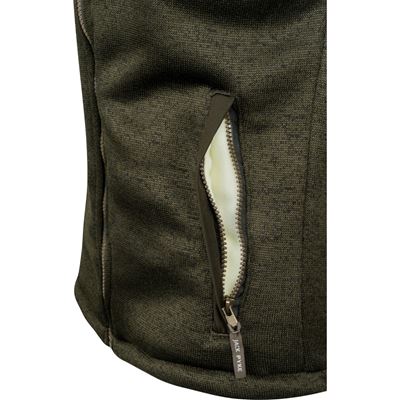 Bunda dámská SCANDINAVIAN SHERPA zateplená ZELENÁ