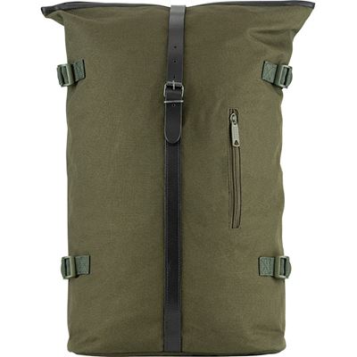 Batoh FOLD TOP plátěný ZELENÝ