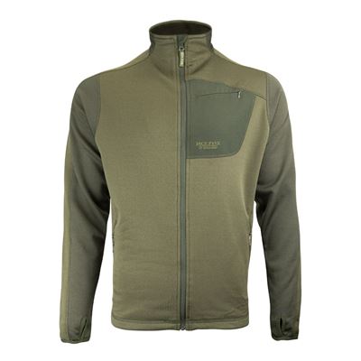 Bunda ASHCOMBE TECHNICAL FLEECE ZELENÁ