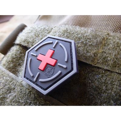 Nášivka MEDIC RED CROSS plastová velcro