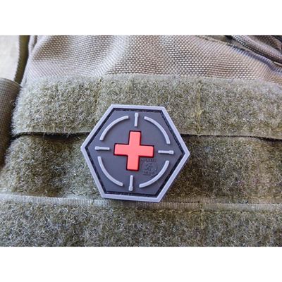 Nášivka MEDIC RED CROSS plastová velcro