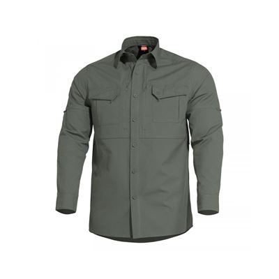 Košile taktická PLATO CAMO GREEN