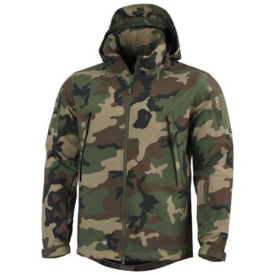 Bunda ARTAXES softshell US WOODLAND
