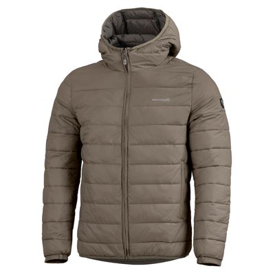 Bunda s kapucí AURORA 2.0 PUFFER HOODED ZELENÁ RAL7013