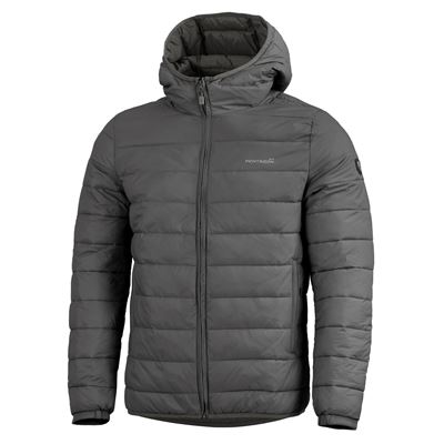 Bunda s kapucí AURORA 2.0 PUFFER HOODED CINDER GREY