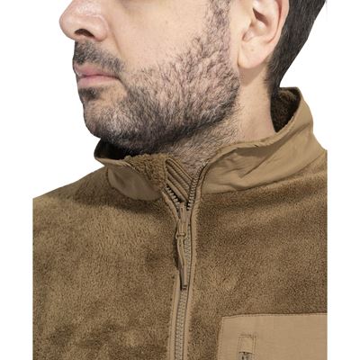 Mikina GRIZZLY FULL-ZIP COYOTE