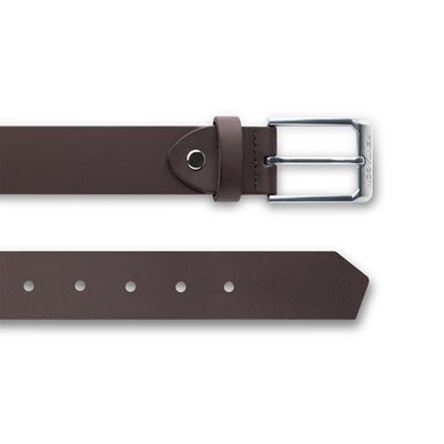 Opasek MONTE se STŘÍBRNOU přezkou 35mm VÍNOVÝ PENTAGON K17140-STL-10 2