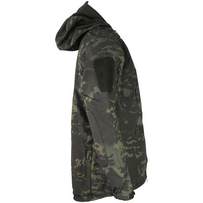 Bunda softshell TACTICAL PATRIOT maskování BTP BLACK