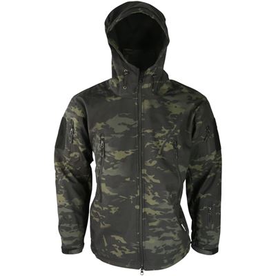 Bunda softshell TACTICAL PATRIOT maskování BTP BLACK