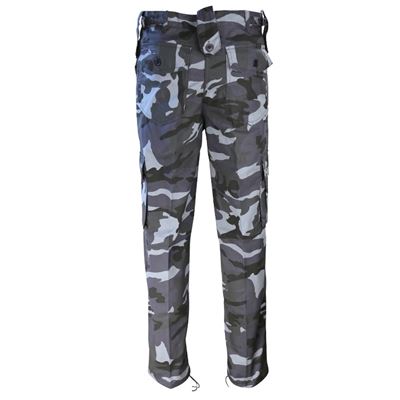 Kalhoty britské KOMBAT MIDNIGHT BLUE CAMO
