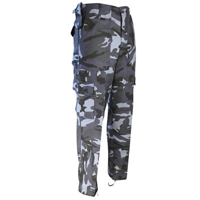 Kalhoty britské KOMBAT MIDNIGHT BLUE CAMO