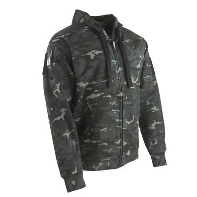 Mikina s kapucí SPEC-OPS maskování BTP BLACK
