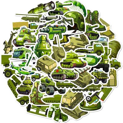 Samolepky ARMY sada 50 kusů KOMBAT KO-2302-ARMY 3