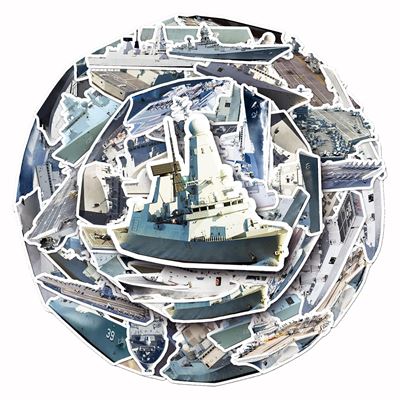 Samolepky LODĚ sada 50 kusů KOMBAT KO-2302-SHIPS 3