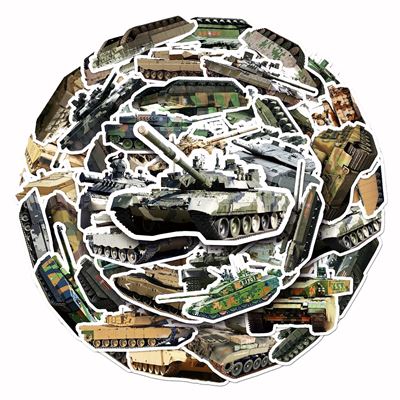 Samolepky TANKY sada 50 kusů KOMBAT KO-2302-TANKS 2