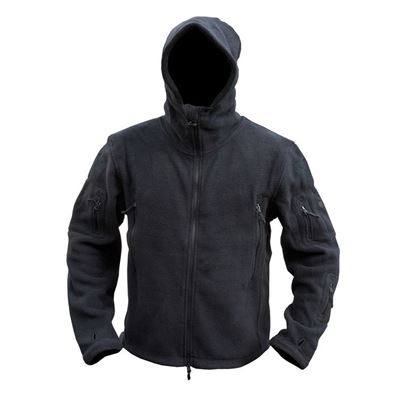 Mikina FLEECE RECON s kapucí ČERNÁ