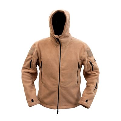 Mikina FLEECE RECON s kapucí COYOTE