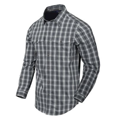 Košile COVERT dlouhý rukáv FOGGY GREY PLAID