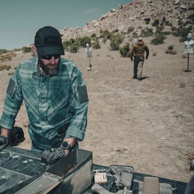 Košile MBDU WESTERN BLUE PLAID