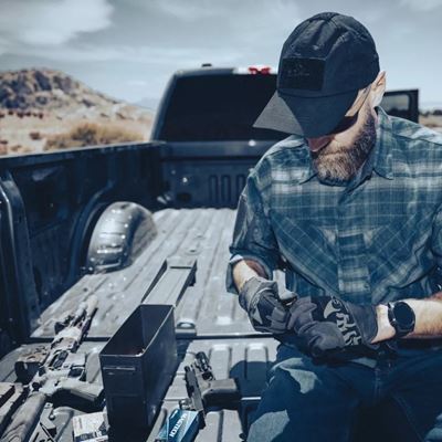 Košile MBDU WESTERN BLUE PLAID