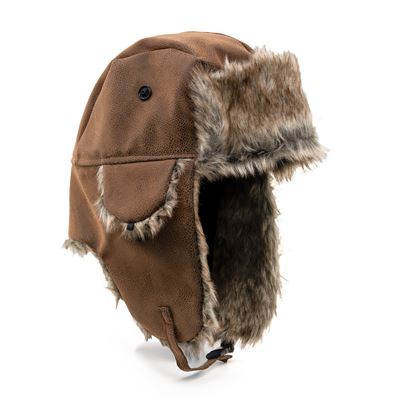 Beranice dětská POLAR EXPO pilotní HNĚDÁ vel.54