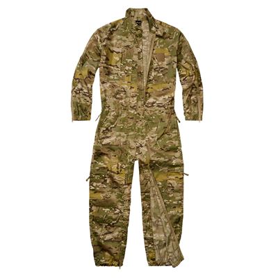 Kombinéza PILOT celorozepínací přední zipy TACTICAL CAMO