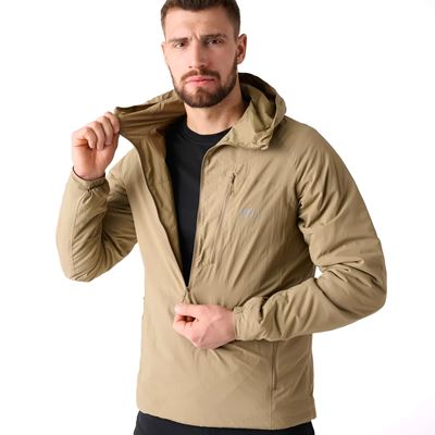Bunda WOLFHOUND LITE s kapucí KHAKI Helikon-Tex® KU-WHH-NL-13 5