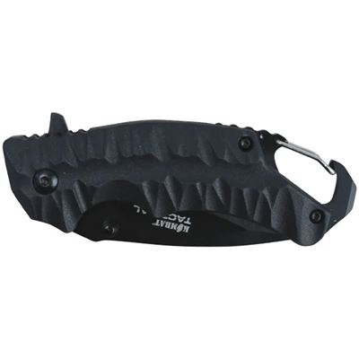 Nůž zavírací ELITE GATOR s karabinou ČERNÝ
