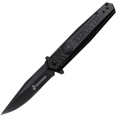 Nůž zavírací USMC 3009 ČERNÝ