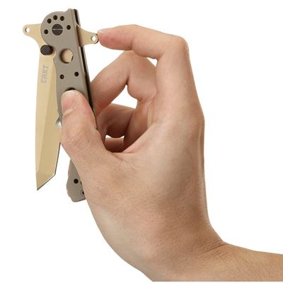 Nůž zavírací M16 SPECIAL FORCES kombinované ostří DESERT CRKT M16-13DSFG 7