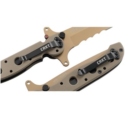 Nůž zavírací M16 SPECIAL FORCES kombinované ostří DESERT CRKT M16-13DSFG 9