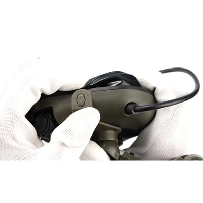 Adaptér M16A ARC na helmu pro sluchátka PLUS ZELENÝ