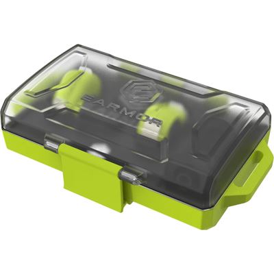 Špunty do uší elektronické M23T AI ASISTENT s BlueTooth NEON ZELENÉ EARMOR M23T-GR-AI 4